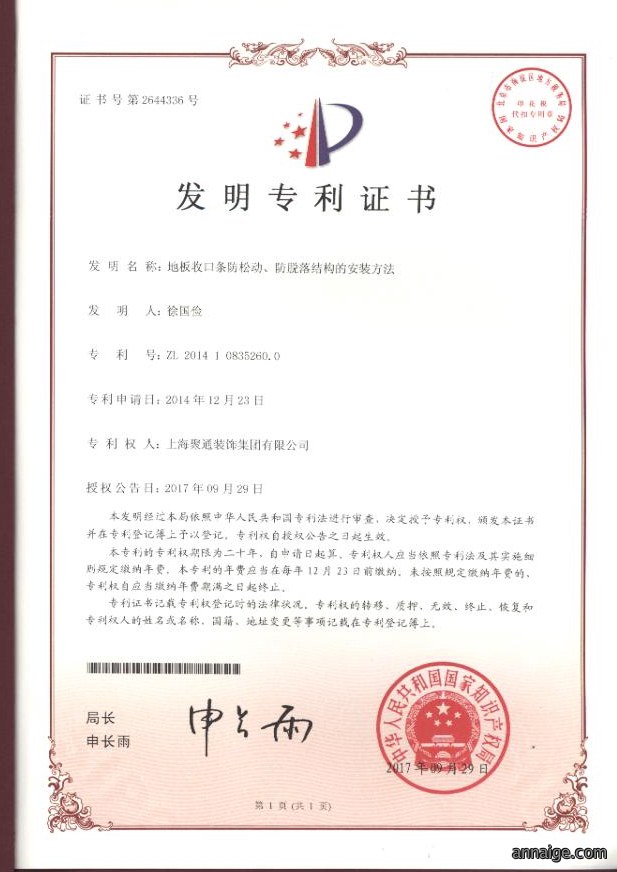 专利工艺